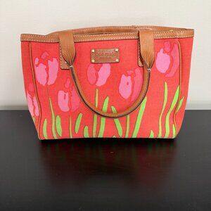 kate spade tulip tote bag summer light